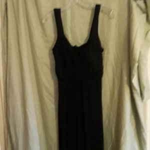 Long black evening dress